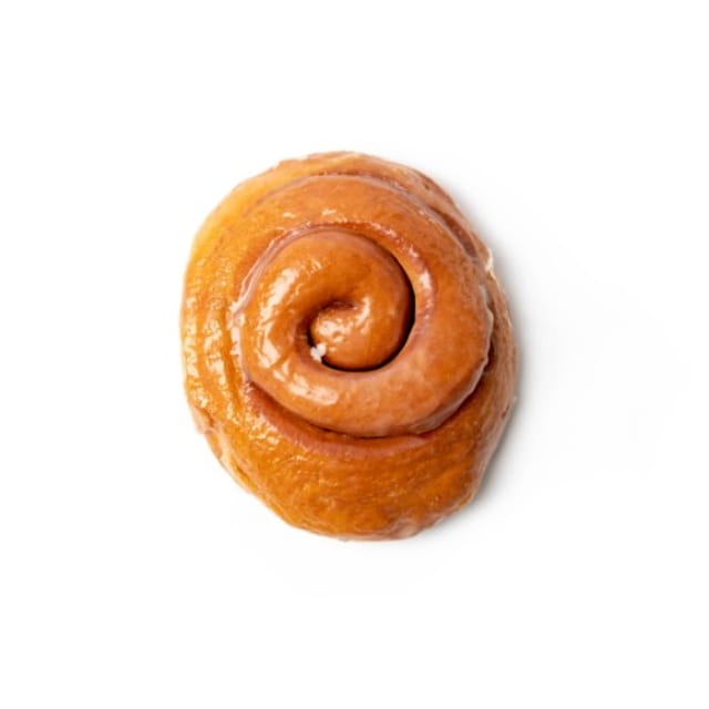Glazed Cinnamon Roll.