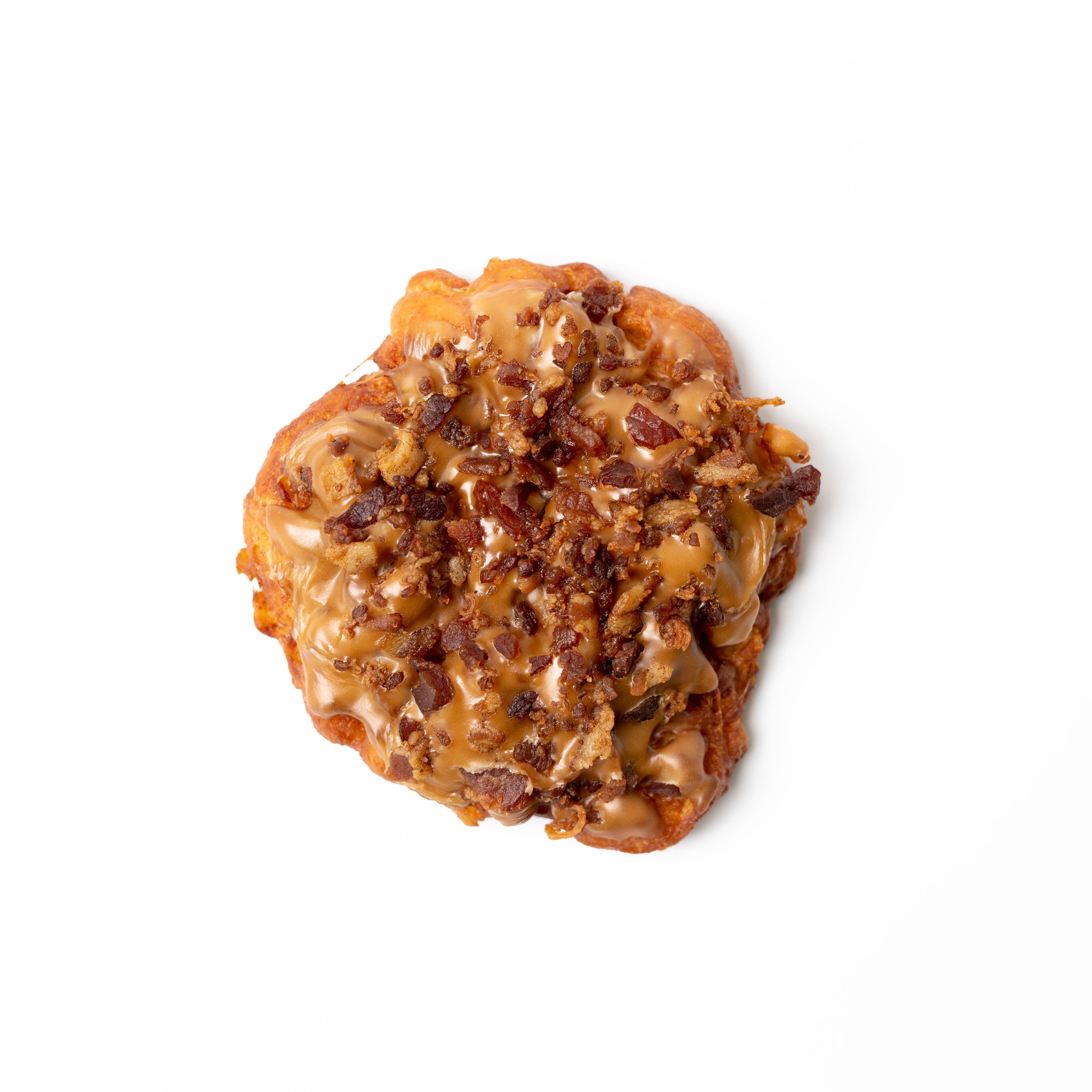 Pre Order Bacon Maple Apple Fritter.