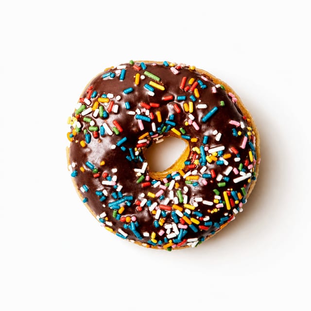 Chocolate Sprinkle Ring.