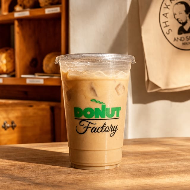 Iced Caramel Latte.